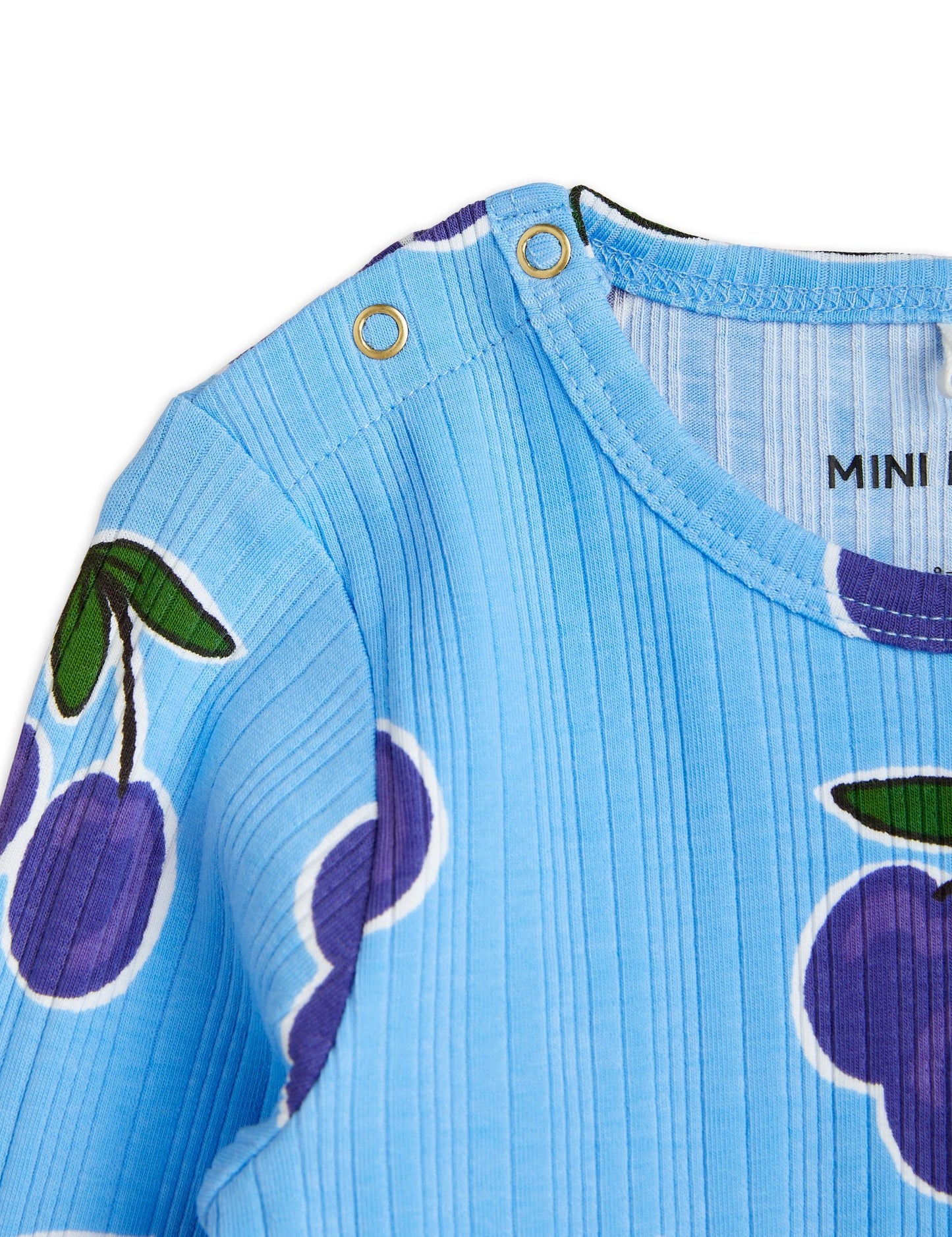 Mini Rodini Plum Long Sleeve Bodysuit