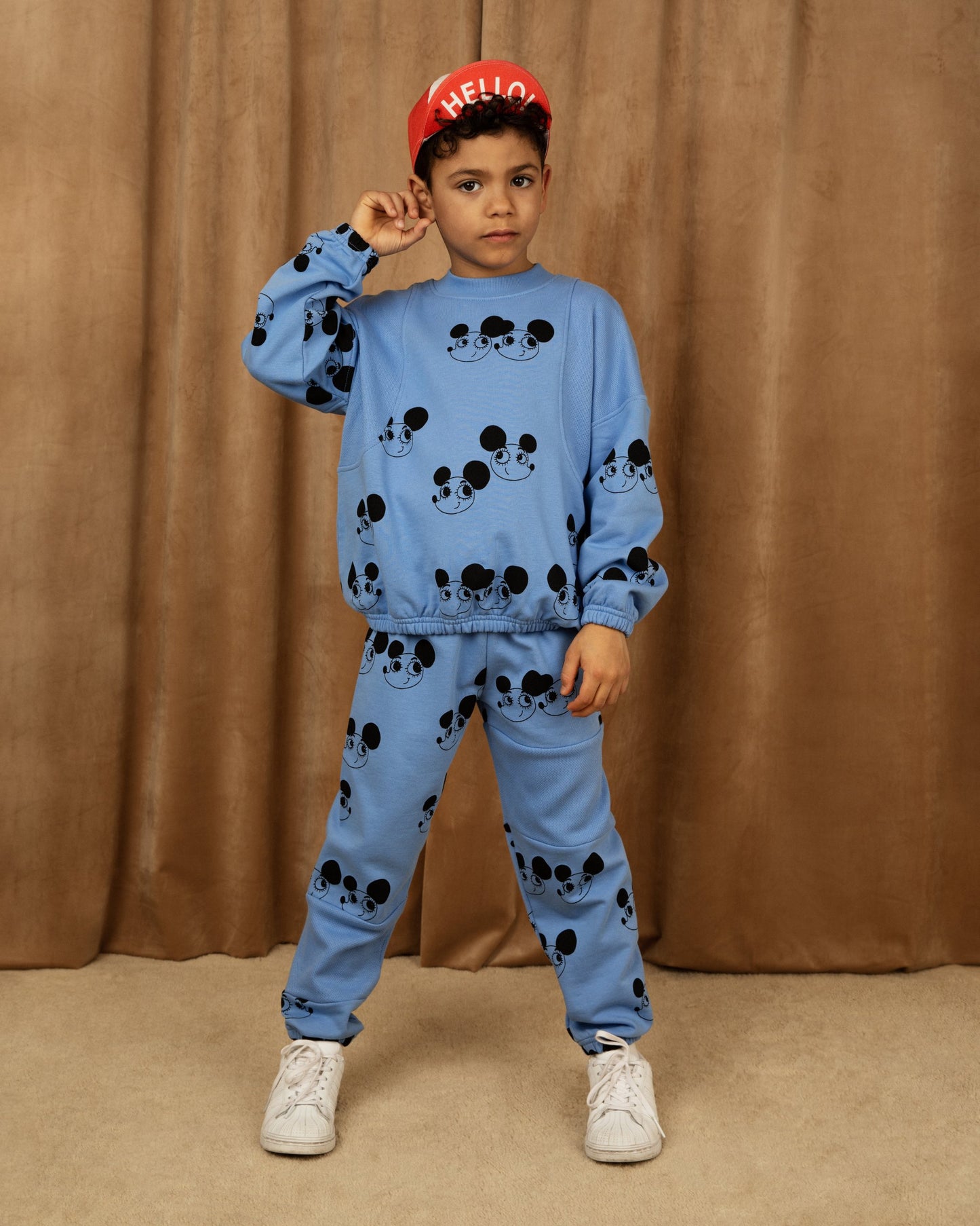 Mini Rodini Ritzratz Sweatpants - Blue