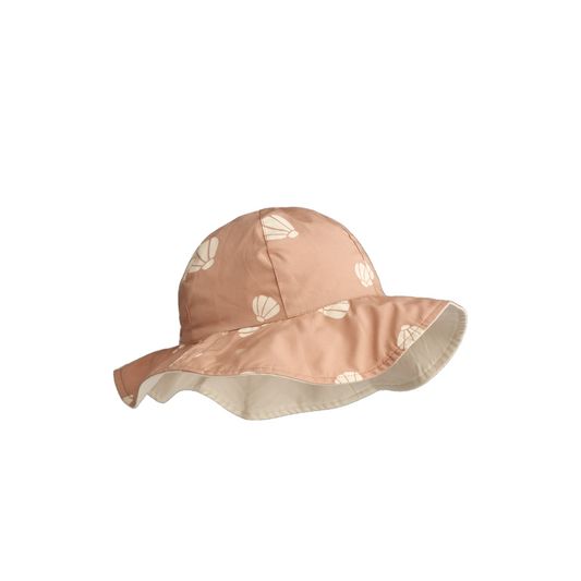 Liewood Reversible Sun Hat - Pale Tuscany / Sea Shell