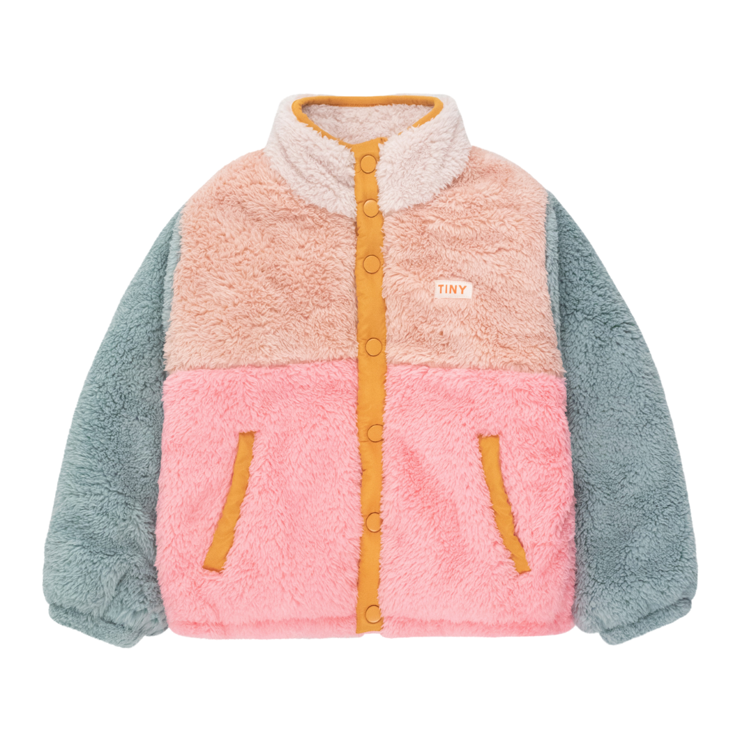 Pink sherpa anorak best sale