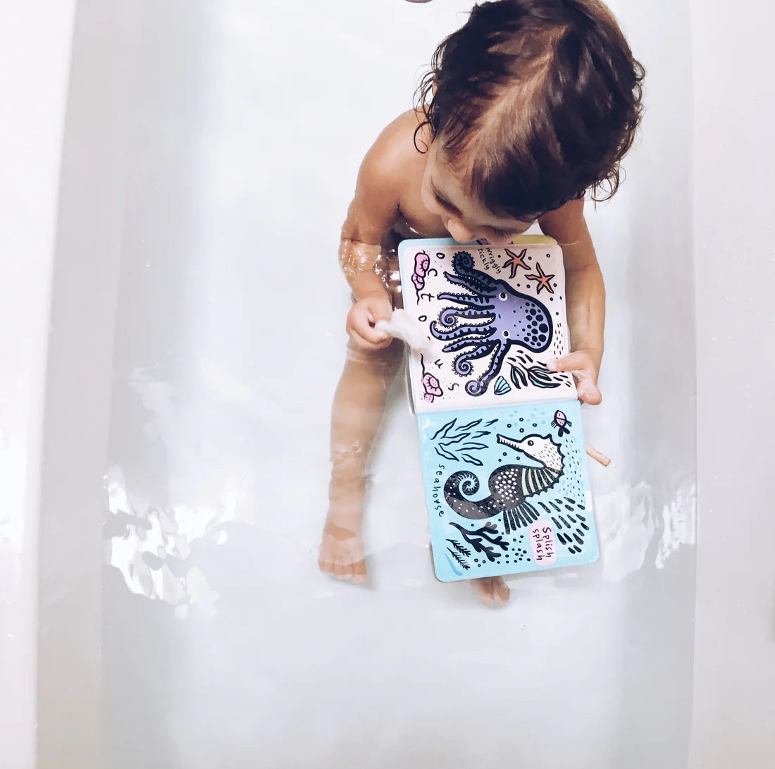 Wee Gallery - Who's In The Ocean Bath Book