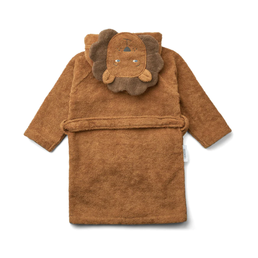 Liewood Lily Bathrobe - Golden Caramel Lion