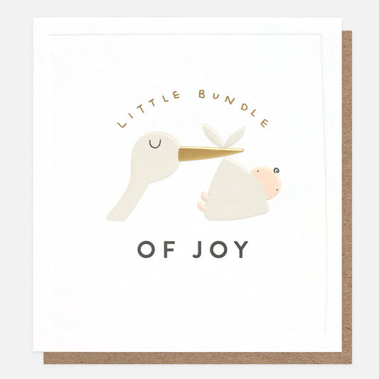 Caroline Gardner Little Bundle Of Joy - New Baby Card