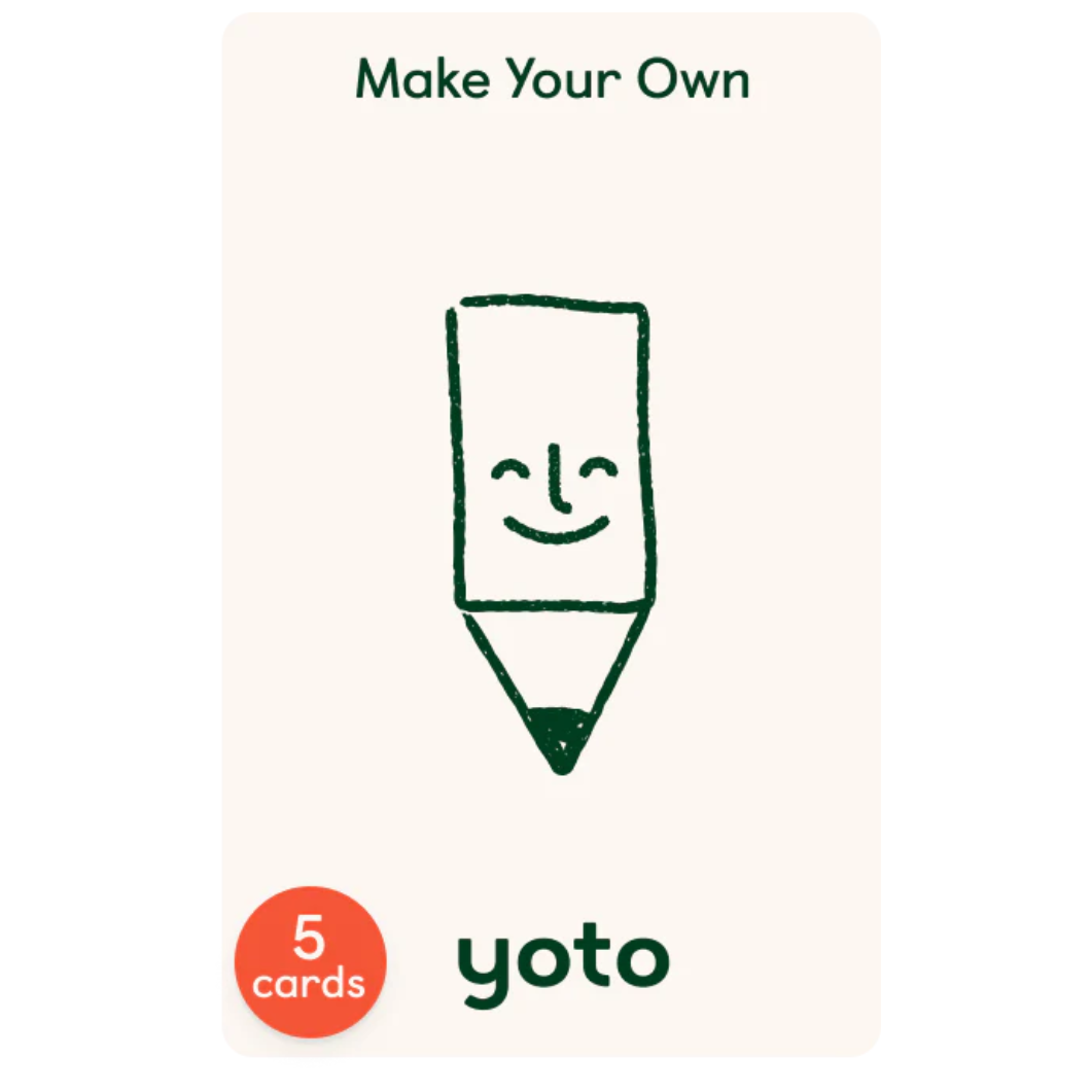 Yoto Make Your Own Cards ( Pack Of 5)