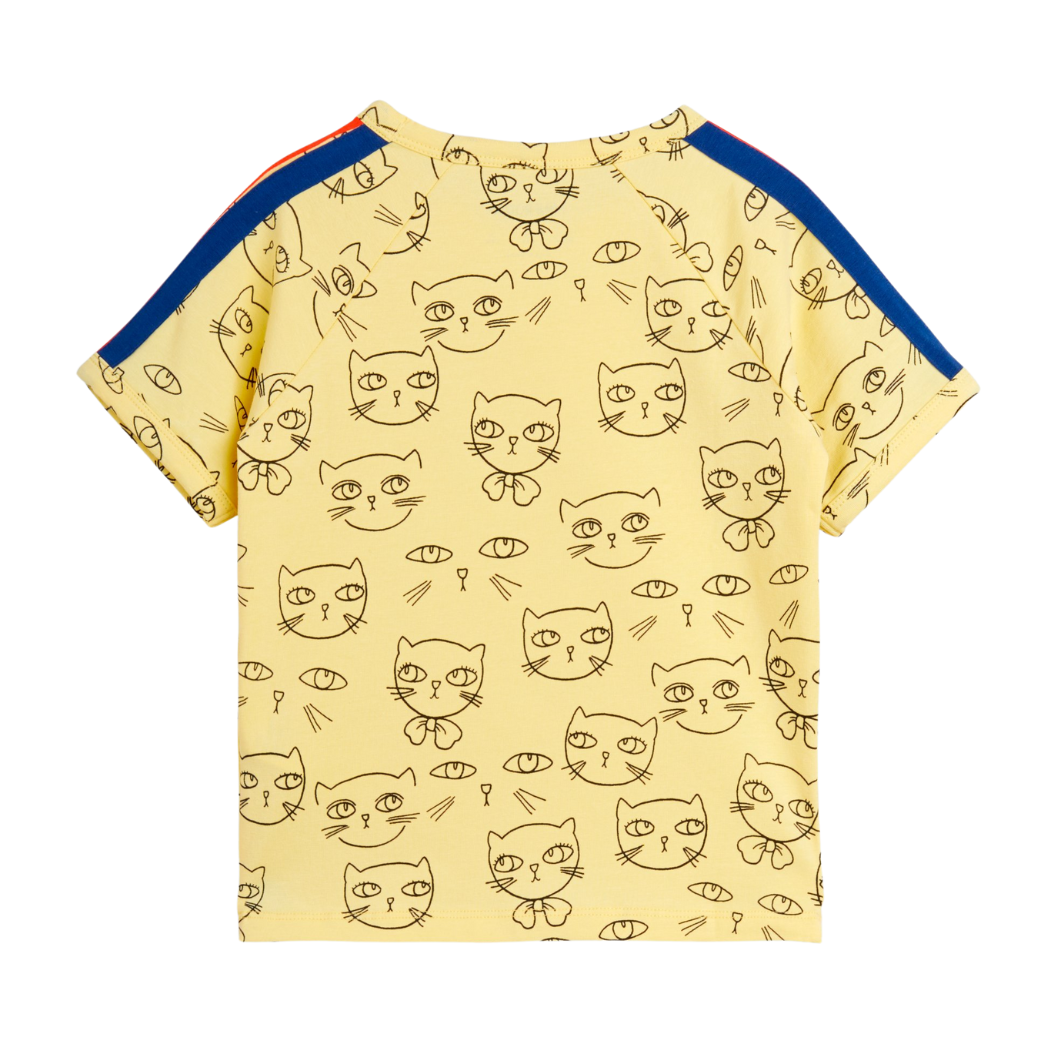 Mini Rodini Cathletes T-Shirt - Yellow