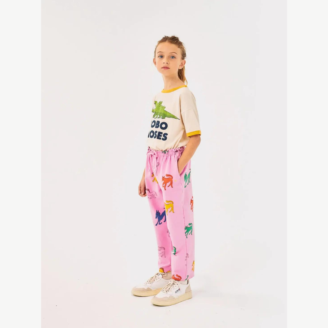 BOBO CHOSES Wonder Horse all over paper bag jogging pants