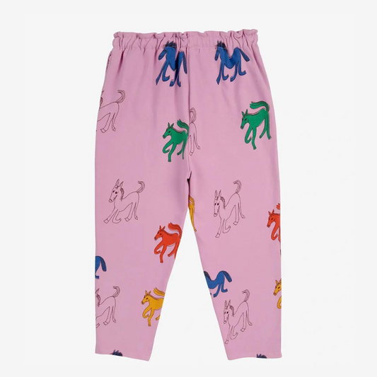 BOBO CHOSES Wonder Horse all over paper bag jogging pants