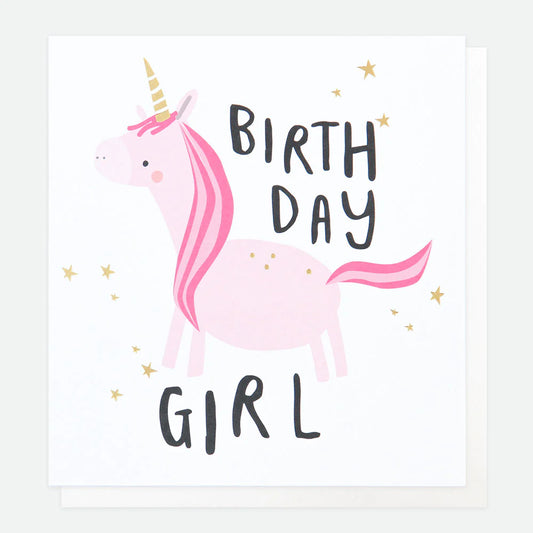 Caroline Gardner Party Unicorn Birthday Card