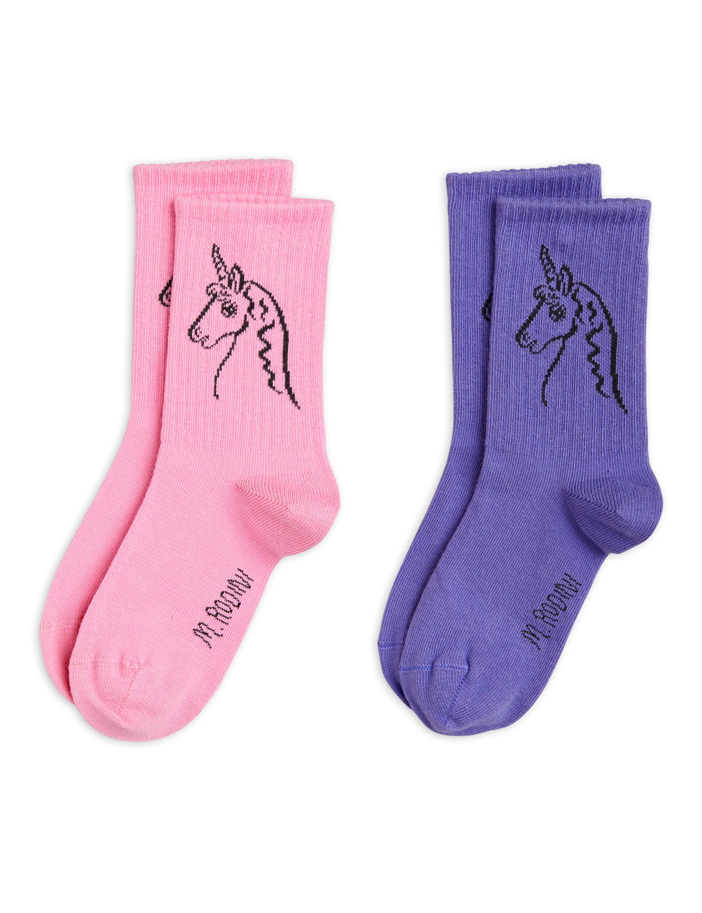 Mini Rodini Scottish Unicorn Socks - 2 pack
