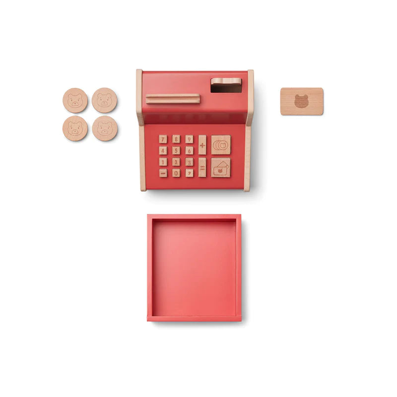 Liewood Buck Cash Register - Pale Tuscany / Apple Red