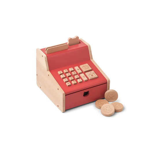 Liewood Buck Cash Register - Pale Tuscany / Apple Red