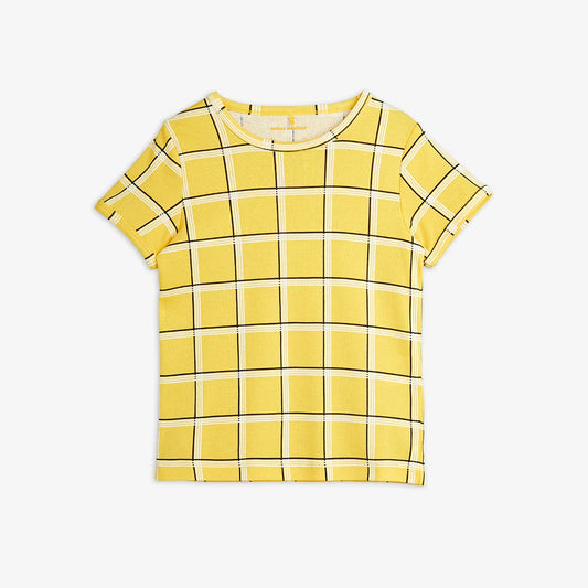 Mini Rodini Yellow Check T-Shirt