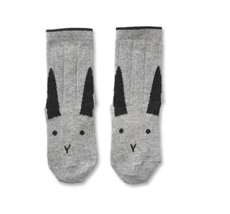 Liewood Rabbit Silas Socks - Grey