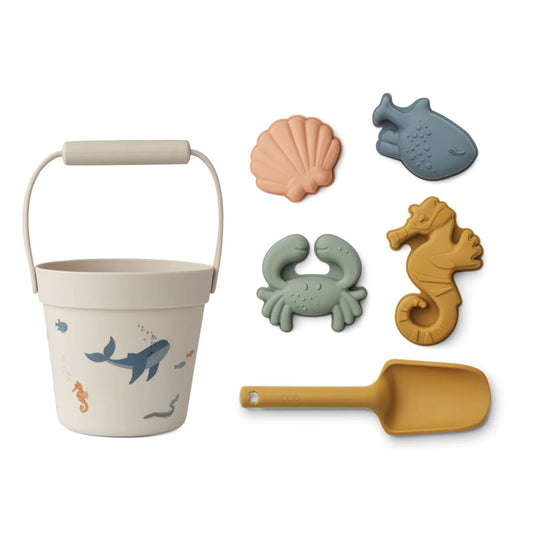 Liewood Dante Beach Set - Sea Creature / Sandy . Pre Order