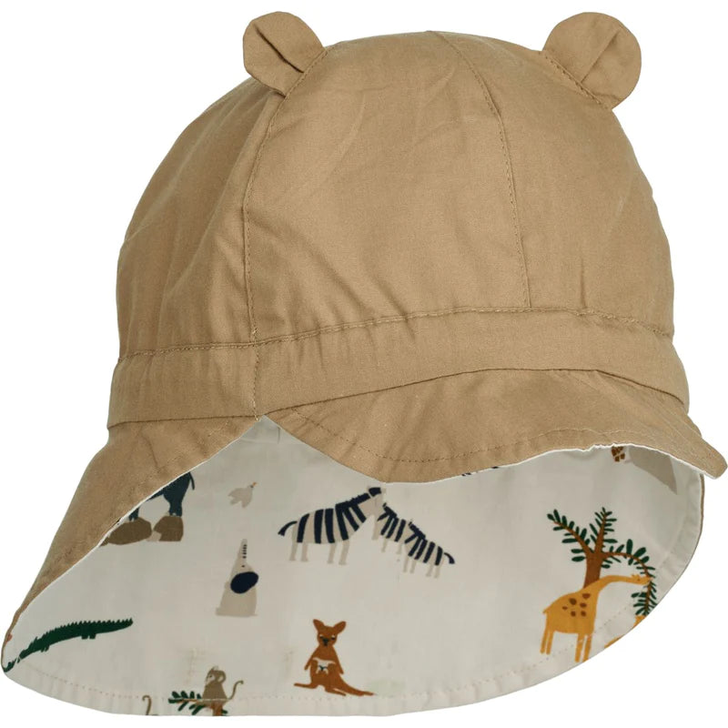 Liewood Gorm Reversible Sun Hat - All Together / Sandy